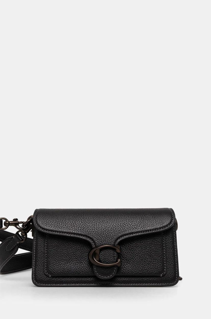 Axelväska Coach Tabby Leather Shoulder Bag Svart | CY201