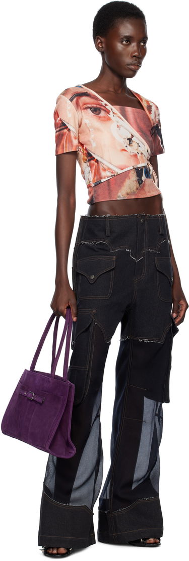 Crop top Andersson Bell Andersson Bell Collage Printed Wrap T-Shirt Flerfärgad | atb1314w, 3