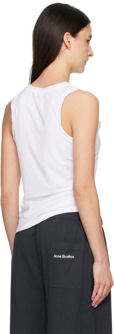 Linne Acne Studios Acne Studios Jersey Tank Top Vit | CL0314-, 2