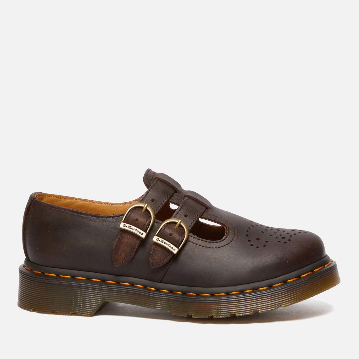 Sneakers och skor Dr. Martens Leather Mary Jane Flats Brun | 30914201, 0