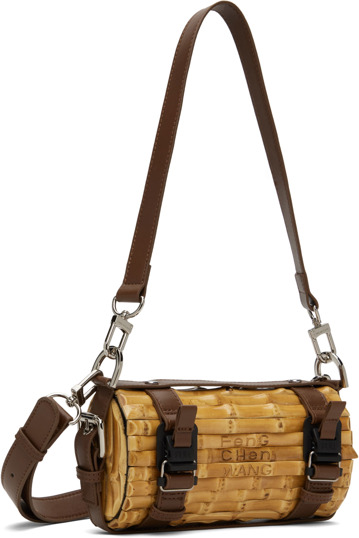 Handväska Feng Chen Wang Feng Chen Wang Cylinder Bamboo Bag Gul | FENG19AC10B, 1