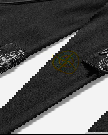 Sweater Stone Island Garment Dyed Crewneck Sweatshirt Svart | K2S15-6100028-S0A20 V0029, 4