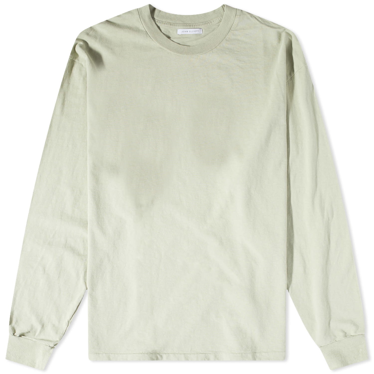 T-shirt John Elliott Long Sleeve University Tee Grön | A189M14515A, 0
