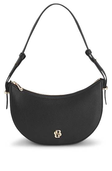 Handväska BOSS Crossbody Bag with Double B Monogram Svart | 50547705