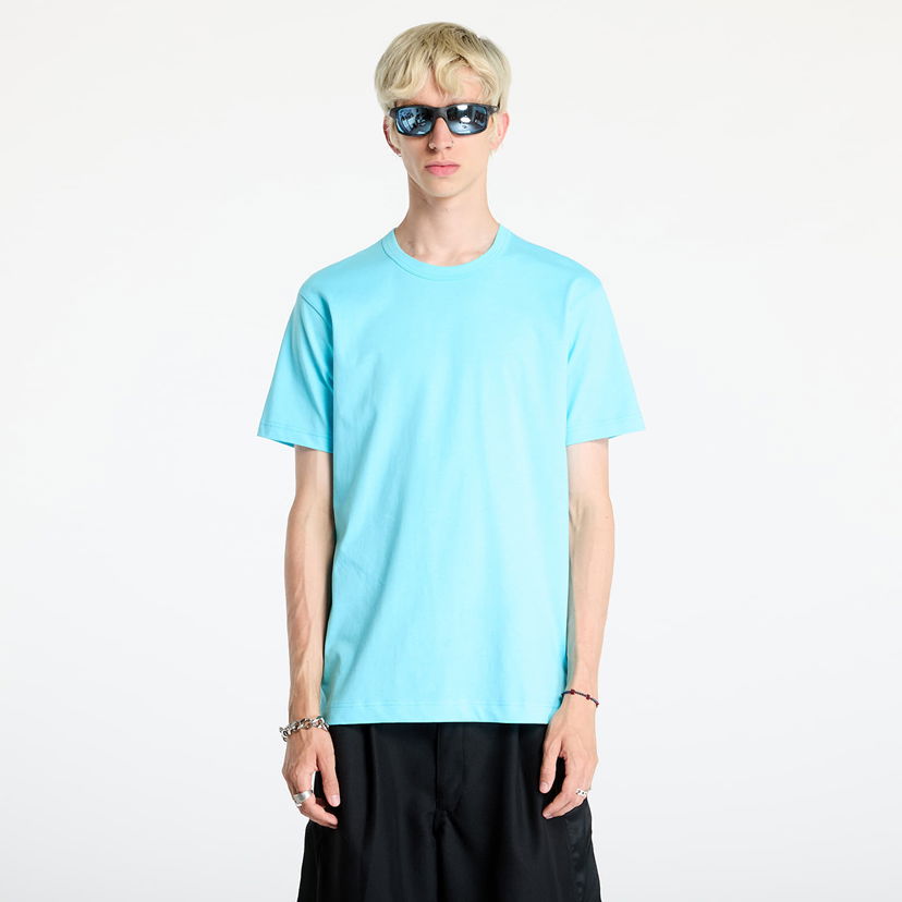 T-shirt Comme des Garçons SHIRT Knit T-Shirt Blue Turkos | FN-T005 Blue