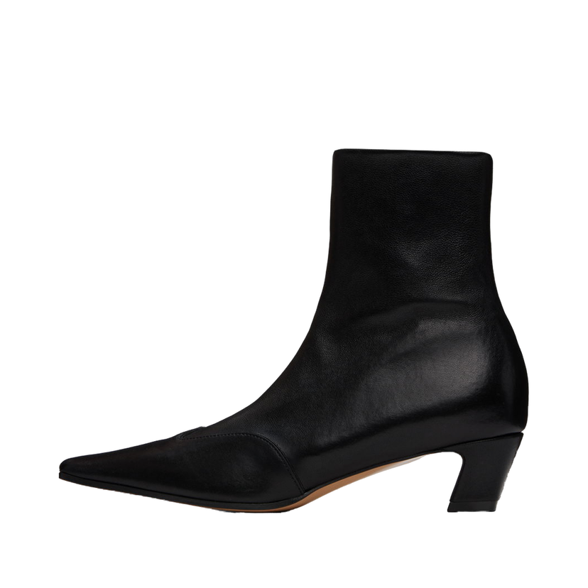 Sneakers och skor Khaite Black 'The Nevada' Stretch Low Boots Svart | F1068-836