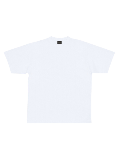 T-shirt Balenciaga Care Label Medium Fit T-Shirt Vit | 724514TNVL99040