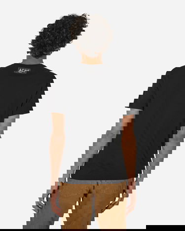 T-shirt Acne Studios Everest Logogram T-Shirt Svart | CL0265-900, 4