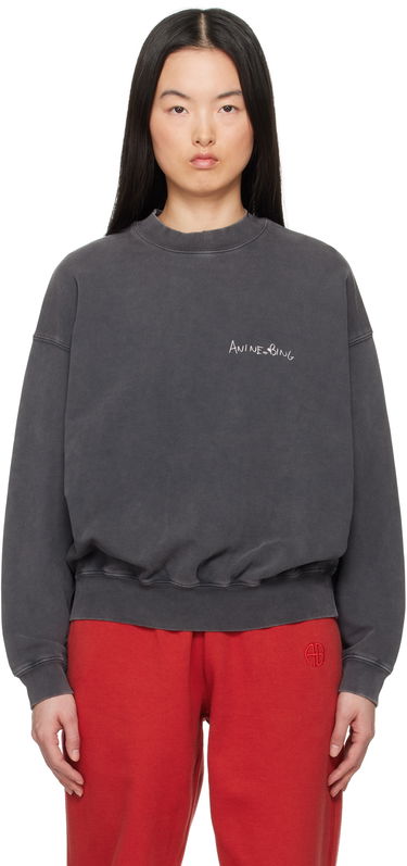 Sweatshirt Anine Bing Anine Bing Jaci Lyrics Sweatshirt Grå | A-08-10904-WBL1, 0