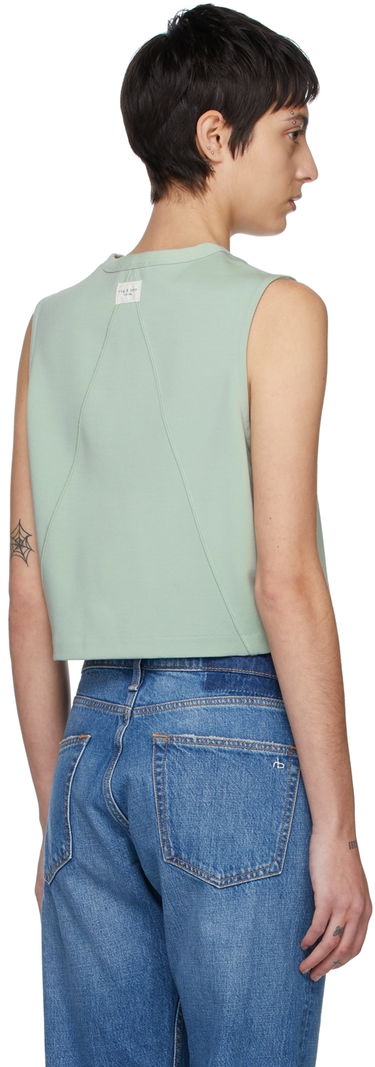 Linne rag & bone Rag & Bone Archetype Cropped Roxie Tank Top Grön | WAW21HA023KL23, 2