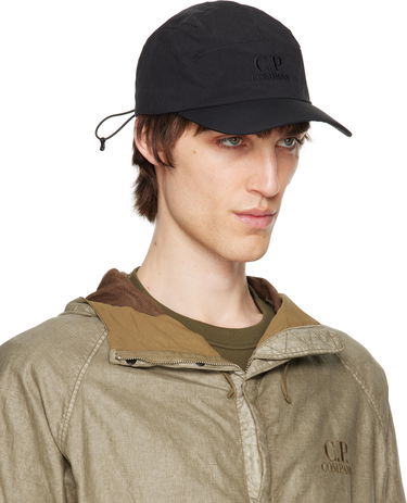 Keps C.P. Company C.P. Company Paper Touch Logo Cap Svart | 18CMAC225A-110188A, 1