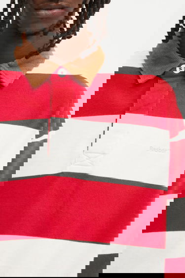 Polotröja Barbour Newclose OS Striped Long Sleeve Rugby Shirt Flerfärgad | MML1513RE71, 3