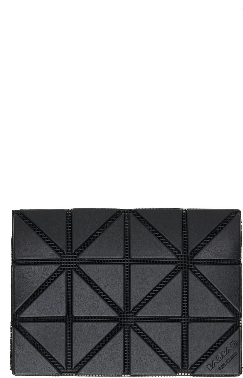 Plånbok BAO BAO ISSEY MIYAKE ISSEY MIYAKE Matte Geometric Wallet Svart | BB56AG701