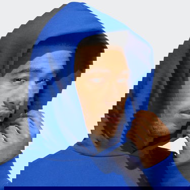 Sweatshirt adidas Originals Pharrell Williams Basics Hoodie Blå | HF9897, 4