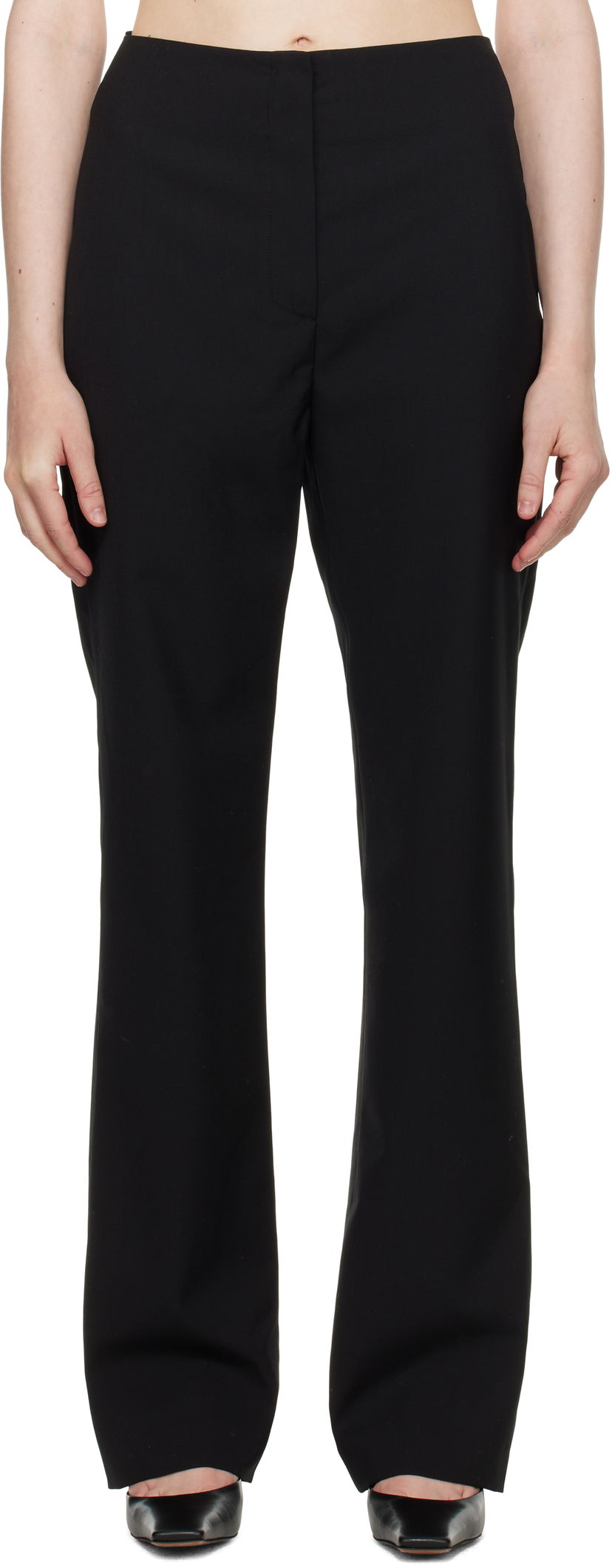 Byxor Nanushka Nanushka Irida Trousers Svart | NW25SSPA25499