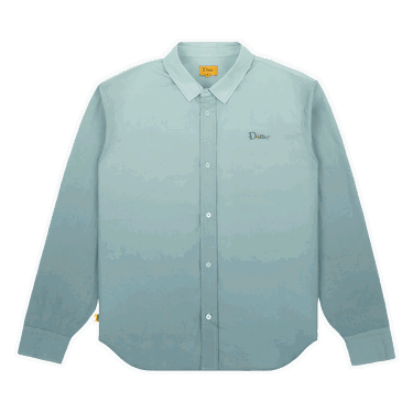 Skjorta Dime Friends Gradient Oxford Shirt Turkos | DIMEF3PER, 0