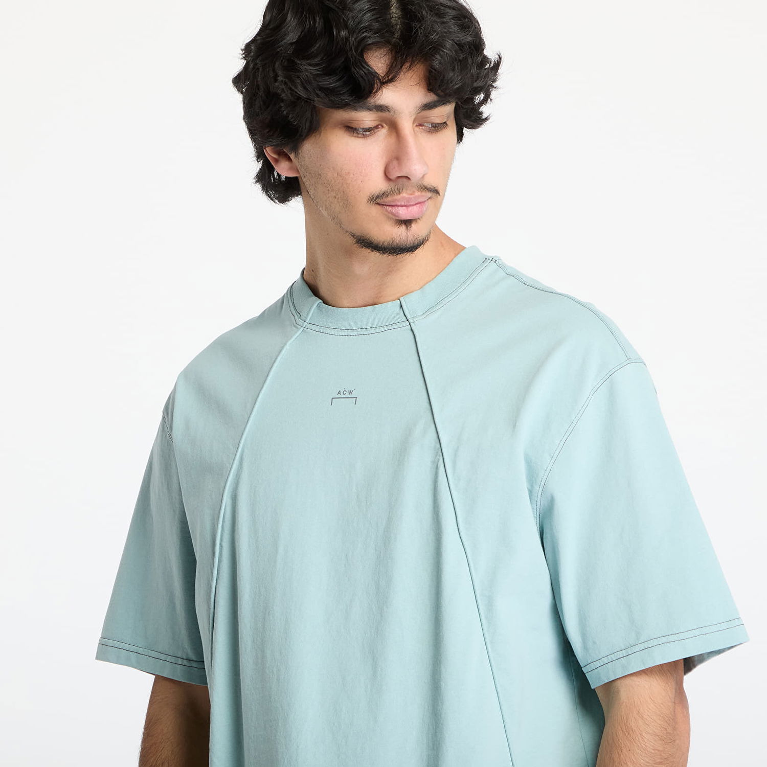 T-shirt A-COLD-WALL* A-COLD-WALL* Millbank T-Shirt Grön | ACWMTS194 Grey-Green/ Olive Grey, 1