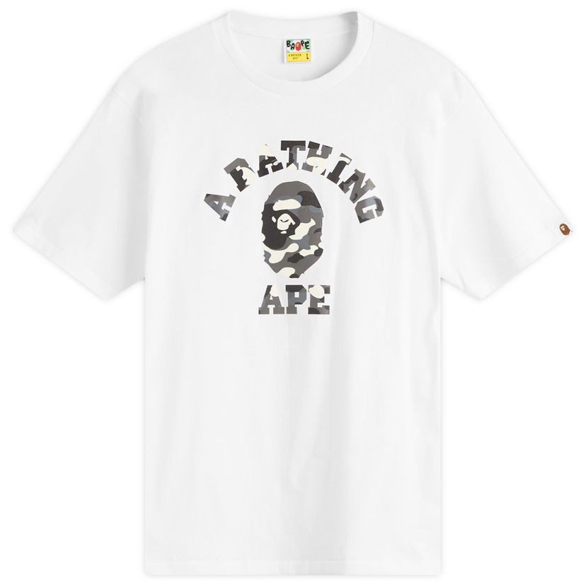 T-shirt BAPE City Camo College T-Shirt Vit | 001TEL801026M-WHT
