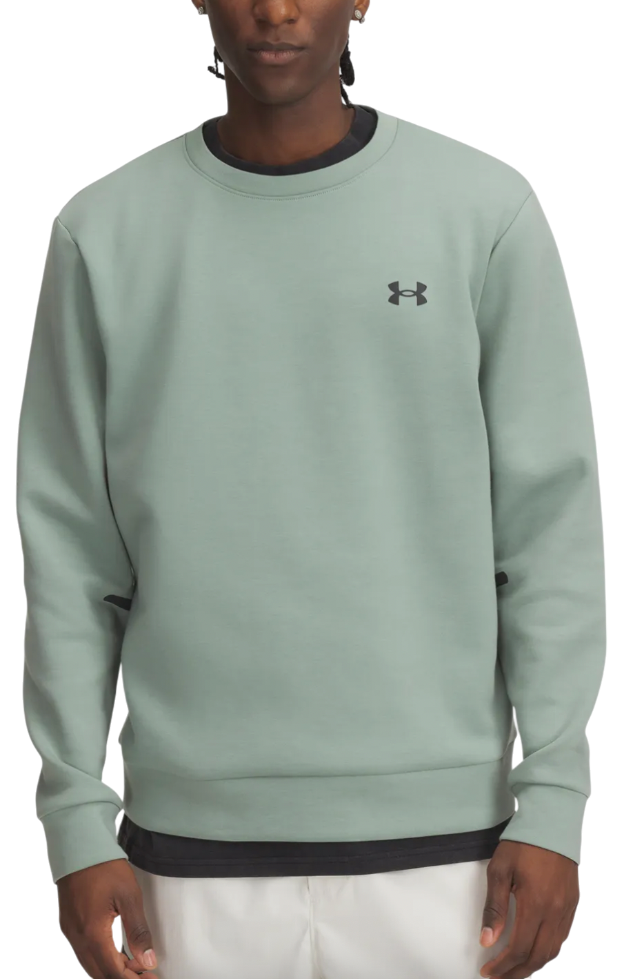 Sweatshirt Under Armour Under Armour Unstoppable Fleece Crew Sweatshirt Grön | 1389351-348, 0