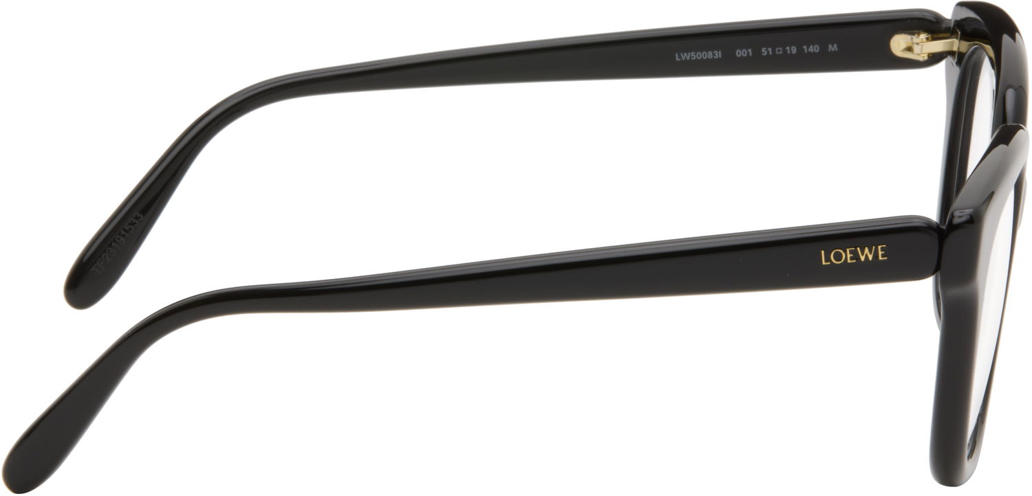 Kläder Loewe Black Slim Glasses Svart | LW50083I 192337179372, 1