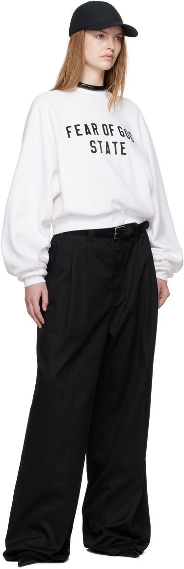 Sweatshirt Fear of God Fear of God ESSENTIALS Fleece Raglan Crewneck Sweatshirt Vit | 192SP257834FW, 3