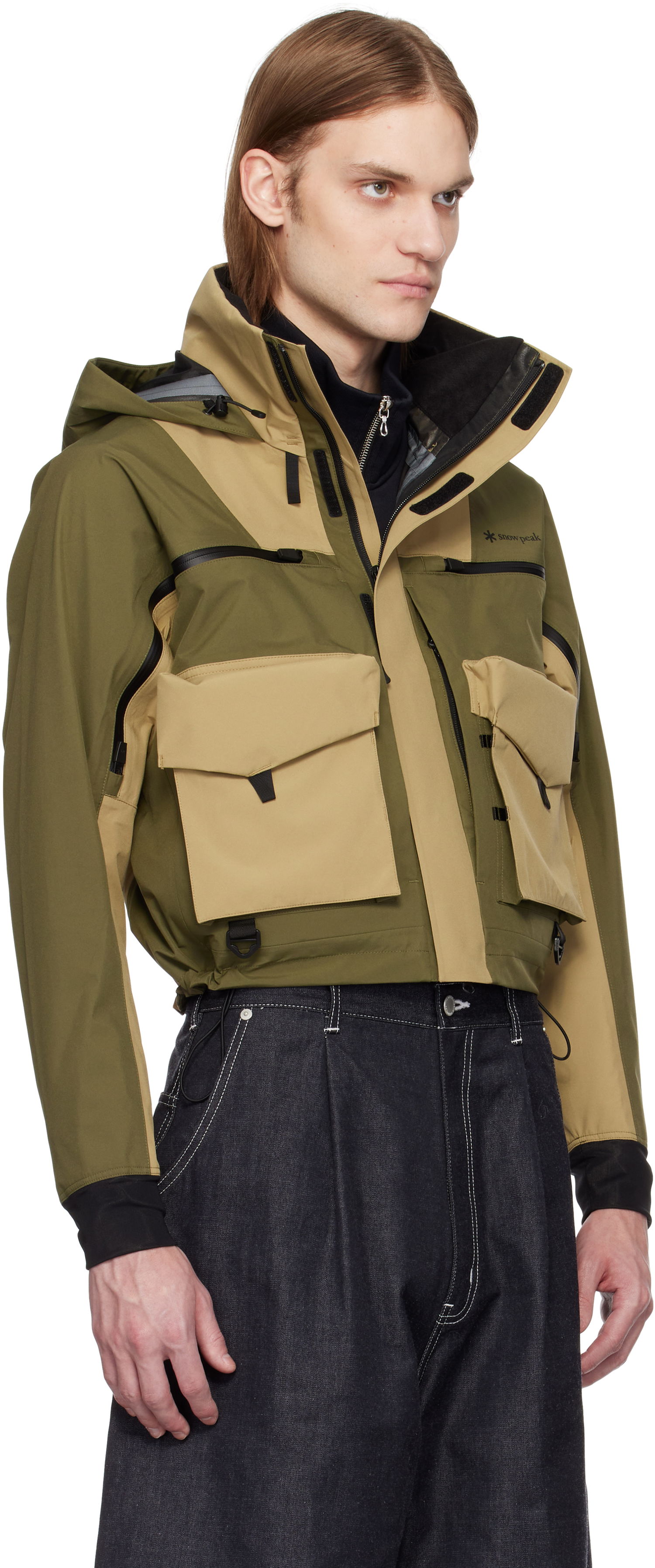 Jacka Snow Peak Snow Peak Trout Edition 3L Wading Jacket Grön | TT2510-JK01, 1