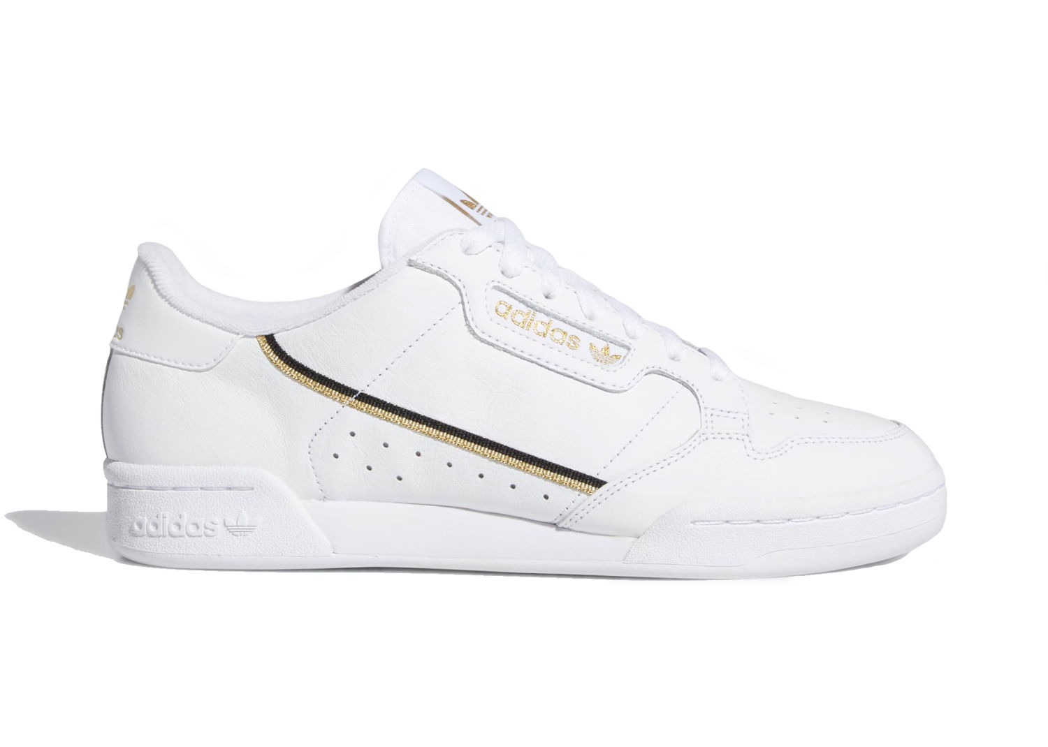 Sneakers och skor adidas Originals Continental 80 Gold Metallic Vit | EG5663, 0