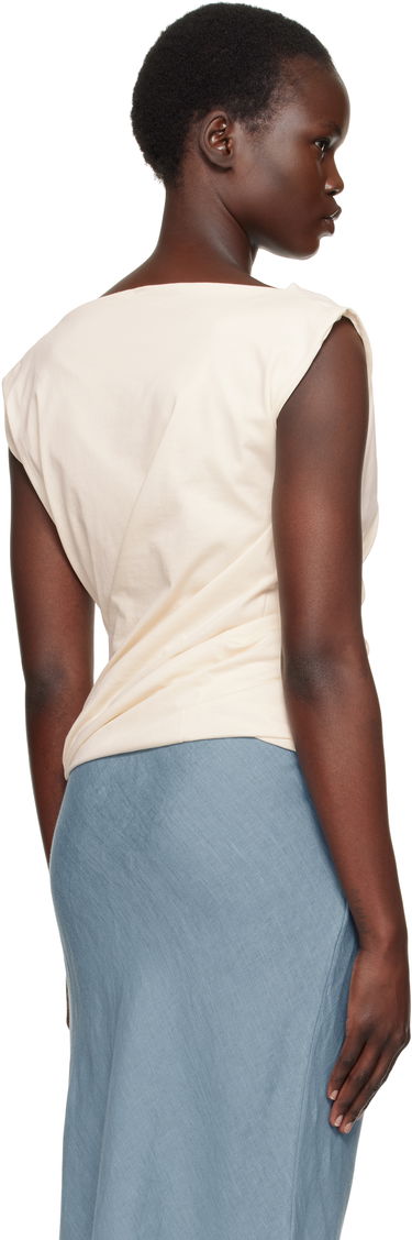 Linne Baserange Turn Sleeveless Top Beige | TOTUT-RC-SP25, 2
