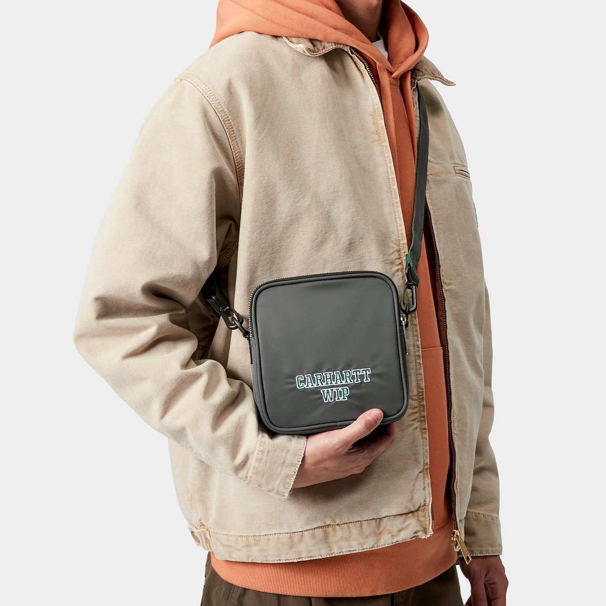 Axelväska Carhartt WIP Carhartt WIP Alumni Essential Small Bag Grå | I035212_1, 1