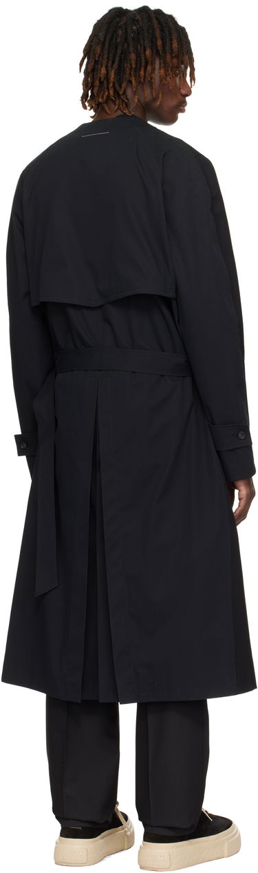 Rockar Maison Margiela MM6 Maison Margiela Wool & Cotton Gabardine Trench Coat Svart | SH0AA0009 MTN039, 2