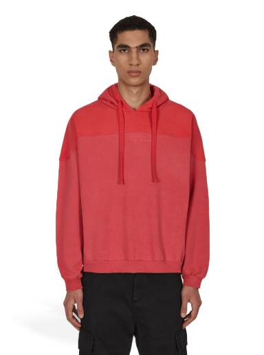 Sweatshirt GUESS Two Tone Hooded Sweatshirt Röd | M2BQ02KBB40 CYSM