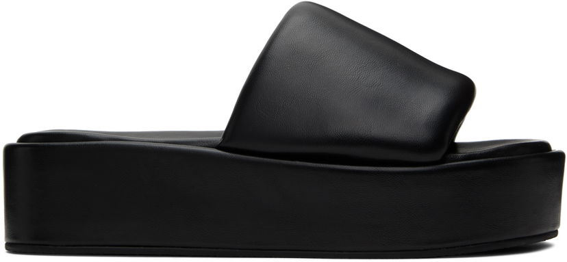 Kläder STAND STUDIO Stand Studio Phoebe Flatform Sandals Svart | 61932-8250