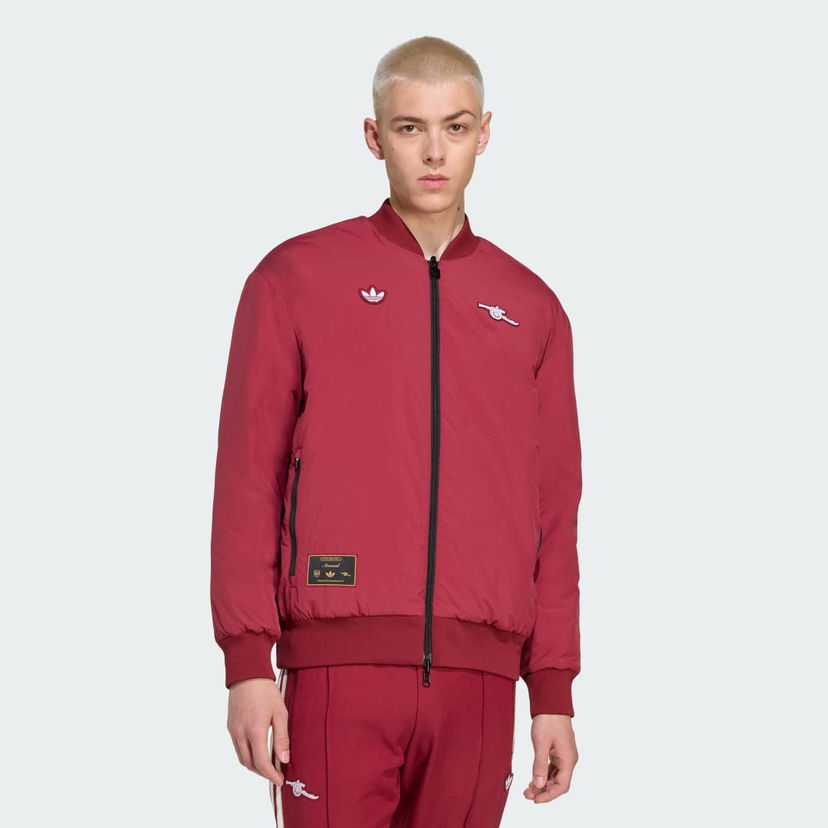 Bomberjacka adidas Performance Arsenal Terrace Icons Bomber Jacket Röd | JM9404