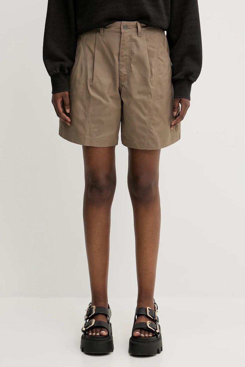Shorts FJÄLLRÄVEN Fjallraven Vardag High Waist Shorts Beige | F87105.244, 0