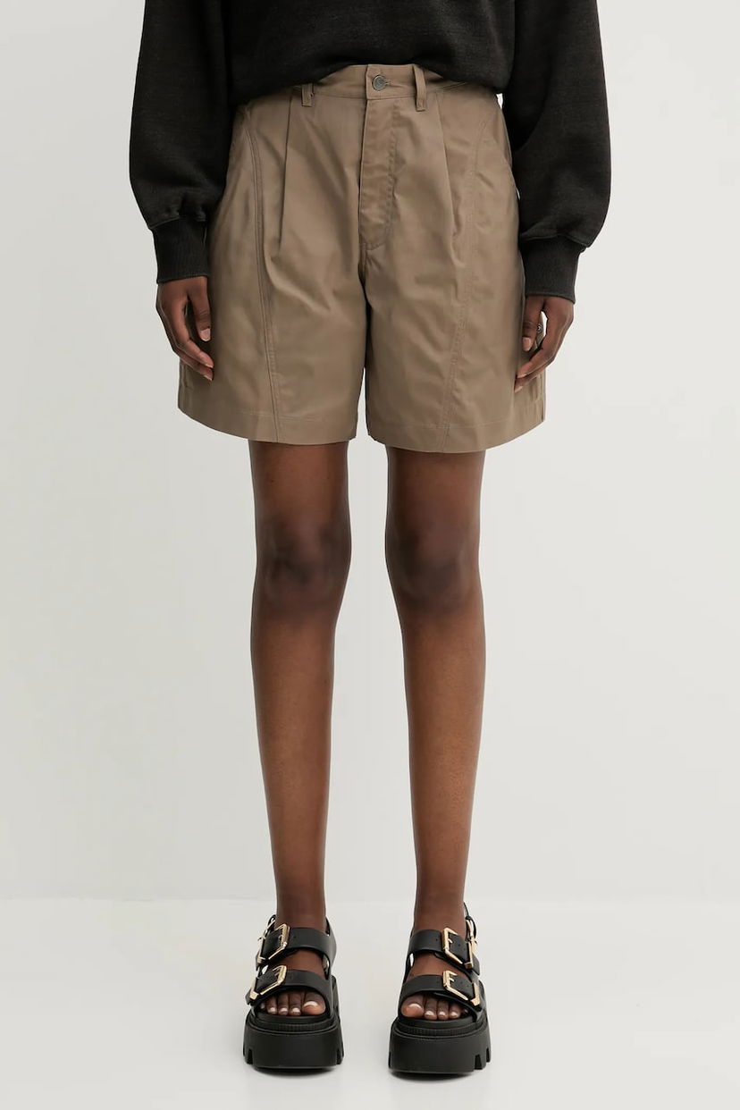 Shorts FJÄLLRÄVEN Fjallraven Vardag High Waist Shorts Beige | F87105.244