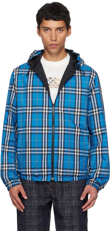 Jacka Burberry Burberry Hooded Reversible Jacket Blå | 8110369, 0