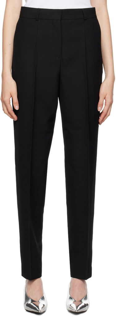 Byxor TOTEME Low-Waist Tailored Trousers Svart | 244-WRB0228-FB0026, 0