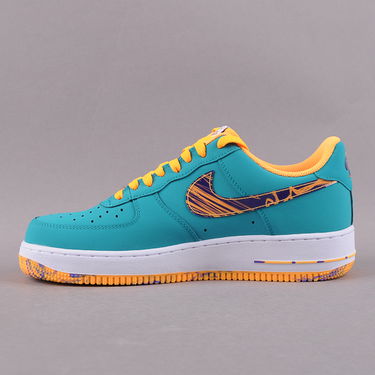 Sneakers och skor Nike Air Force 1 Low ''Marbled Swoosh'' Turkos | 488298 313, 2