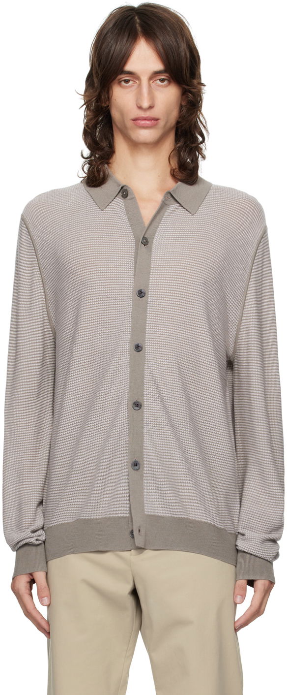 Sweater Paul Smith Paul Smith Button Through Cardigan Grå | M1R-895Y-N02418-71
