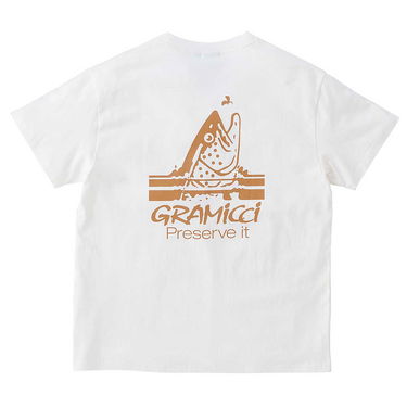 T-shirt GRAMICCI Gramicci Trout Graphic T-Shirt Vit | G3SU-T050, 1