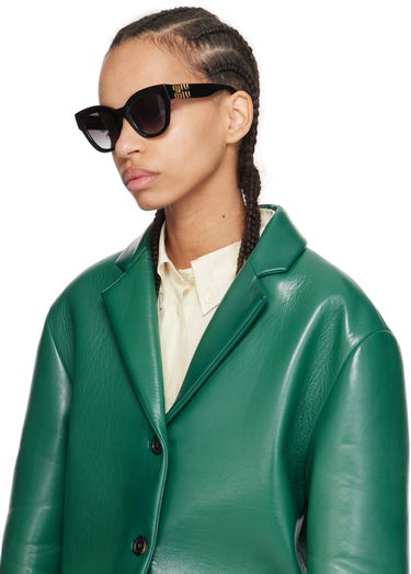 Solglasögon Miu Miu Miu Miu Cat-Eye Sunglasses Svart | 0MU 01YS 8056597782418, 3