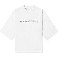 T-shirt Palm Angels Sunsets T-Shirt Vit | PWAA020F23JER0020110, 1
