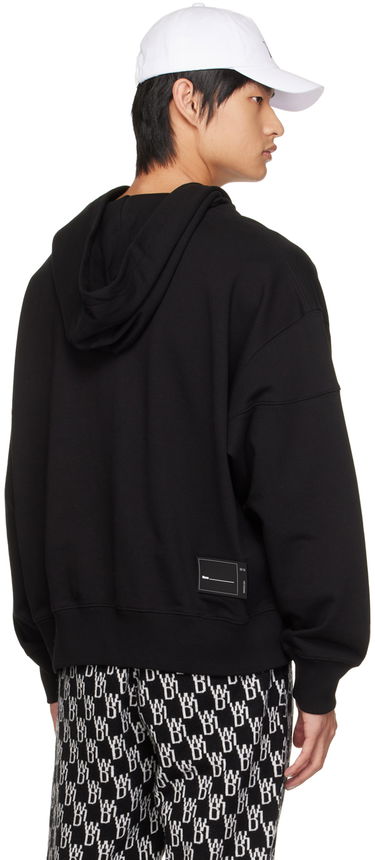 Sweatshirt We11done We11done Signature Hoodie Svart | WD-TH3-22-867-U-BK, 2