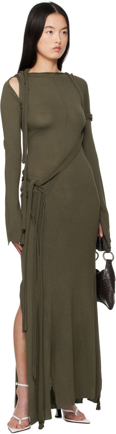 Klä Ottolinger Ottolinger Deconstructed Long Sleeve Maxi Dress Grön | 10550050601, 3