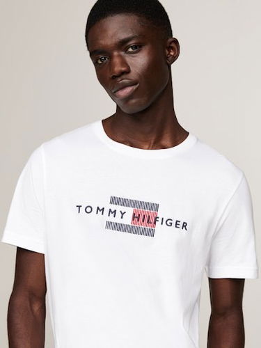 T-shirt Tommy Hilfiger S/S T-Shirt Vit | MW0MW36455YBR, 2