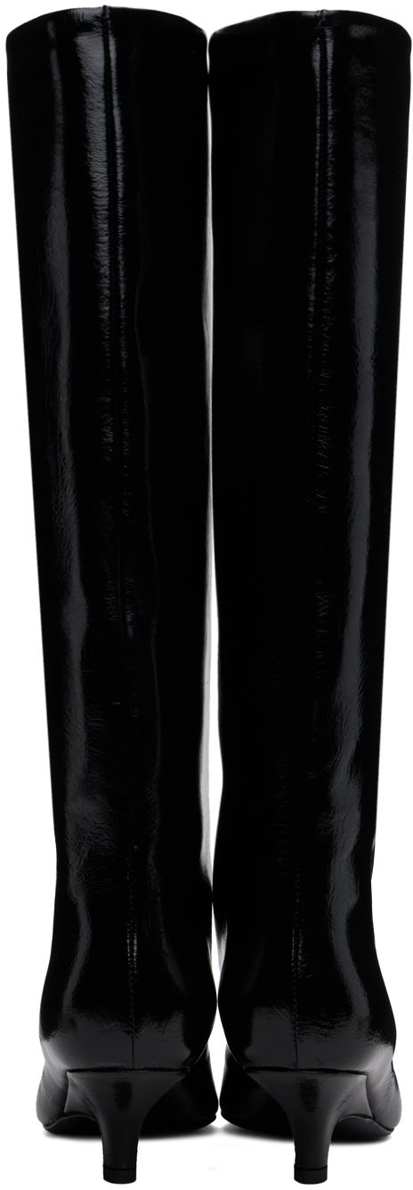 Sneakers och skor TOTEME 'The Wedge-Heel' Kitten Heel Boots Svart | 244-WAS0192-LE0020, 1