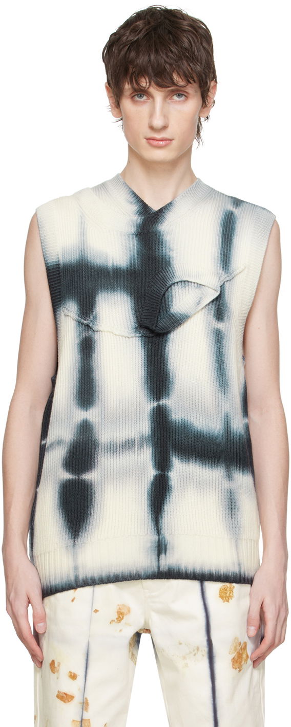 Sweater Feng Chen Wang Feng Chen Wang Layered Collar Vest Flerfärgad | FMS17KT02