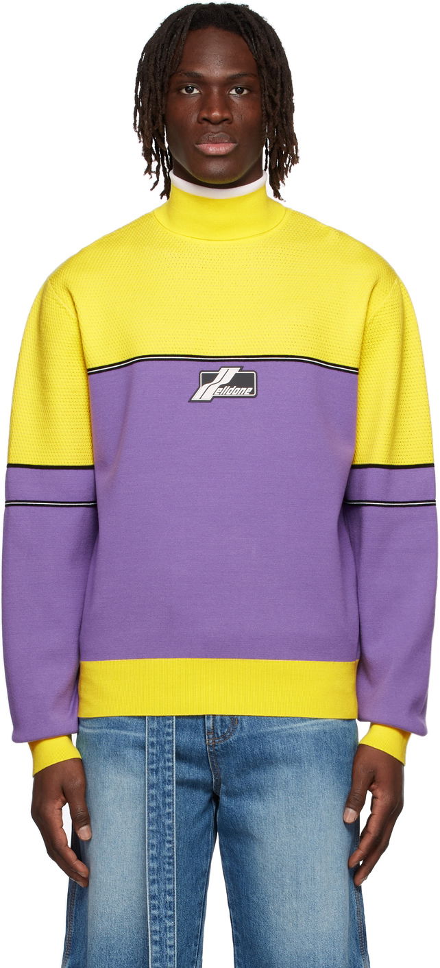 Sweater We11done Turtleneck Flerfärgad | WD-KT1-22-617-U-YE
