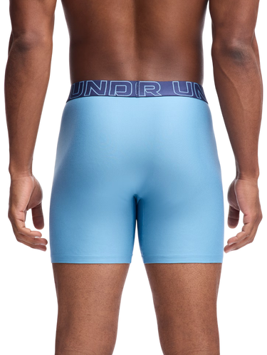 Boxare Under Armour Under Armour SOLID 6in 3-Pack Boxer Shorts Turkos | 1383878-418, 3