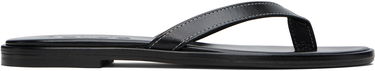 Kläder Aeyde Aeyde Melody Leather Toe-Post Flip-Flops Svart | A11-FS-FDMR08FL191-SS25-800-007, 0